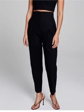 A.L.C. Black high waisted straight tapered pants 8